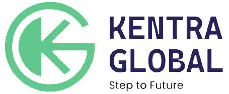 Kentra Global logo with company branding and tagline.